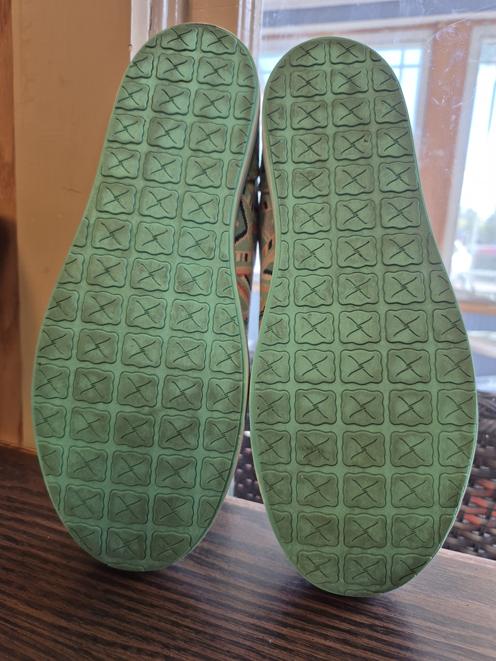 Twisted X Hooey Womens 9M Turquoise Tribal Canvas Sneakers - Picture 7 of 7